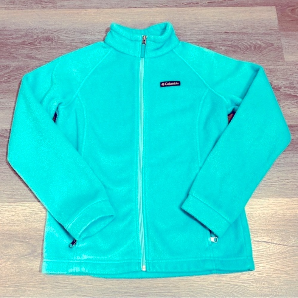 EUC Columbia Girls Benton Springs Fleece Jacket - Size L (14/16)